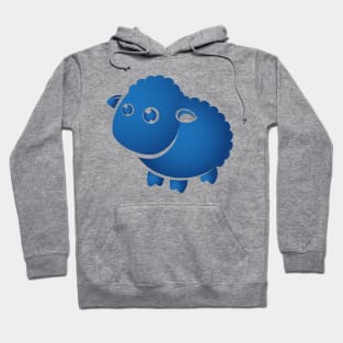 Blue lamb Hoodie